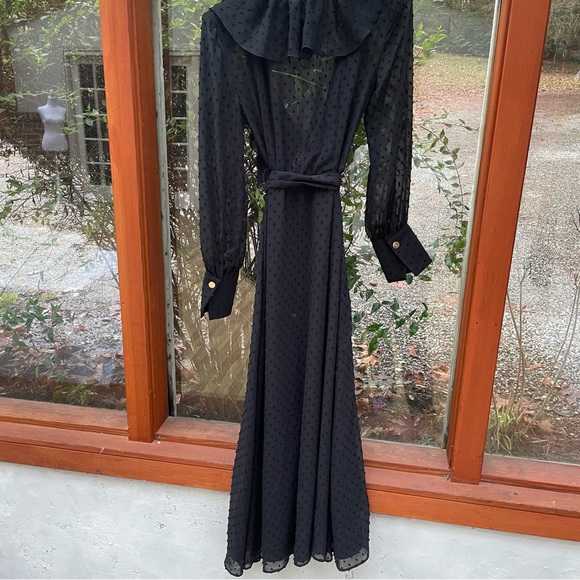 massimo dutti black midi dress Mid Length Sleeve Sheer Black Chiffon Bolero Jacket 3/4 Length Shrug